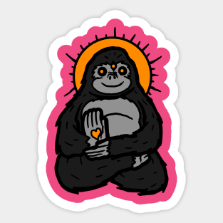 Spirit animal: Gorilla Sticker